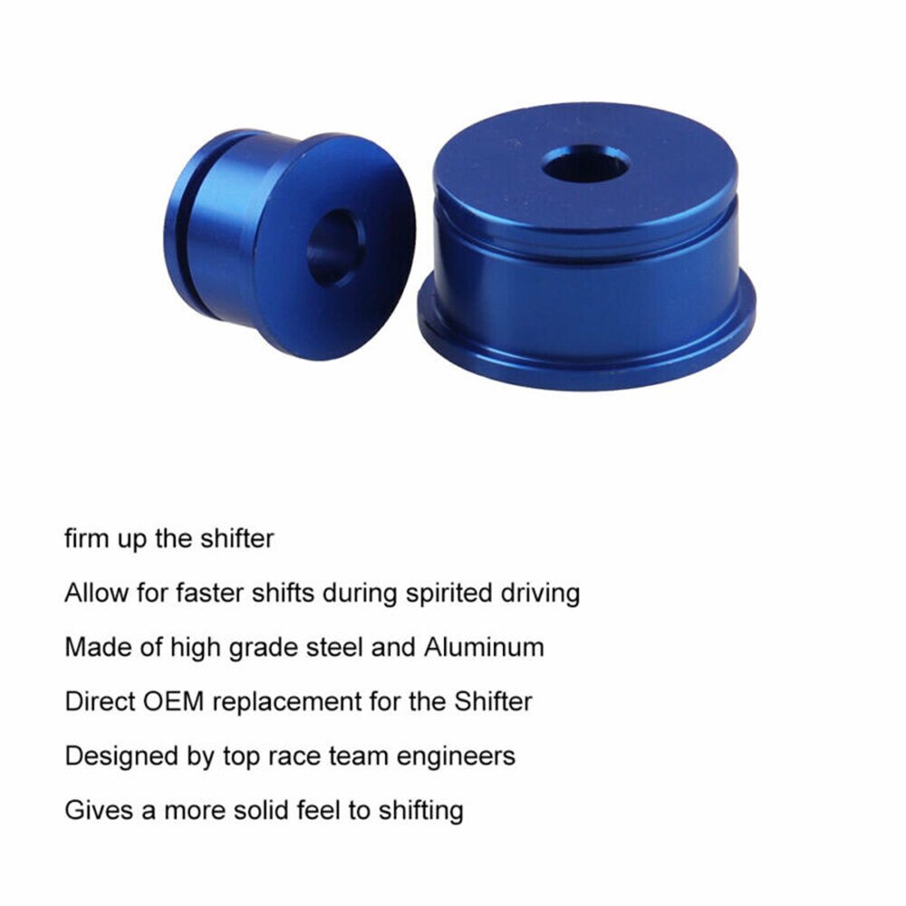 1 Set Cable bushing Car Auto Replacement Metal Blue + Black