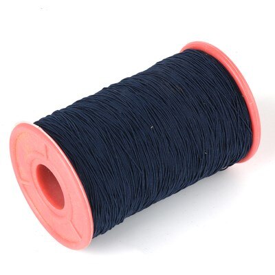 0.5mm breedte Elastische koorden ultrafijne Lijn Rubberen Band voor Ondergoed Naaien Accessoire Sieraden Armbanden Kralen DIY Craft Supply: navy