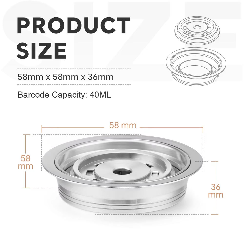 Capsule Adapter For Vertuo Pop & Next Machine Original Coffee Capsule Pods Convert to Vertuoline Capsules Espresso Maker