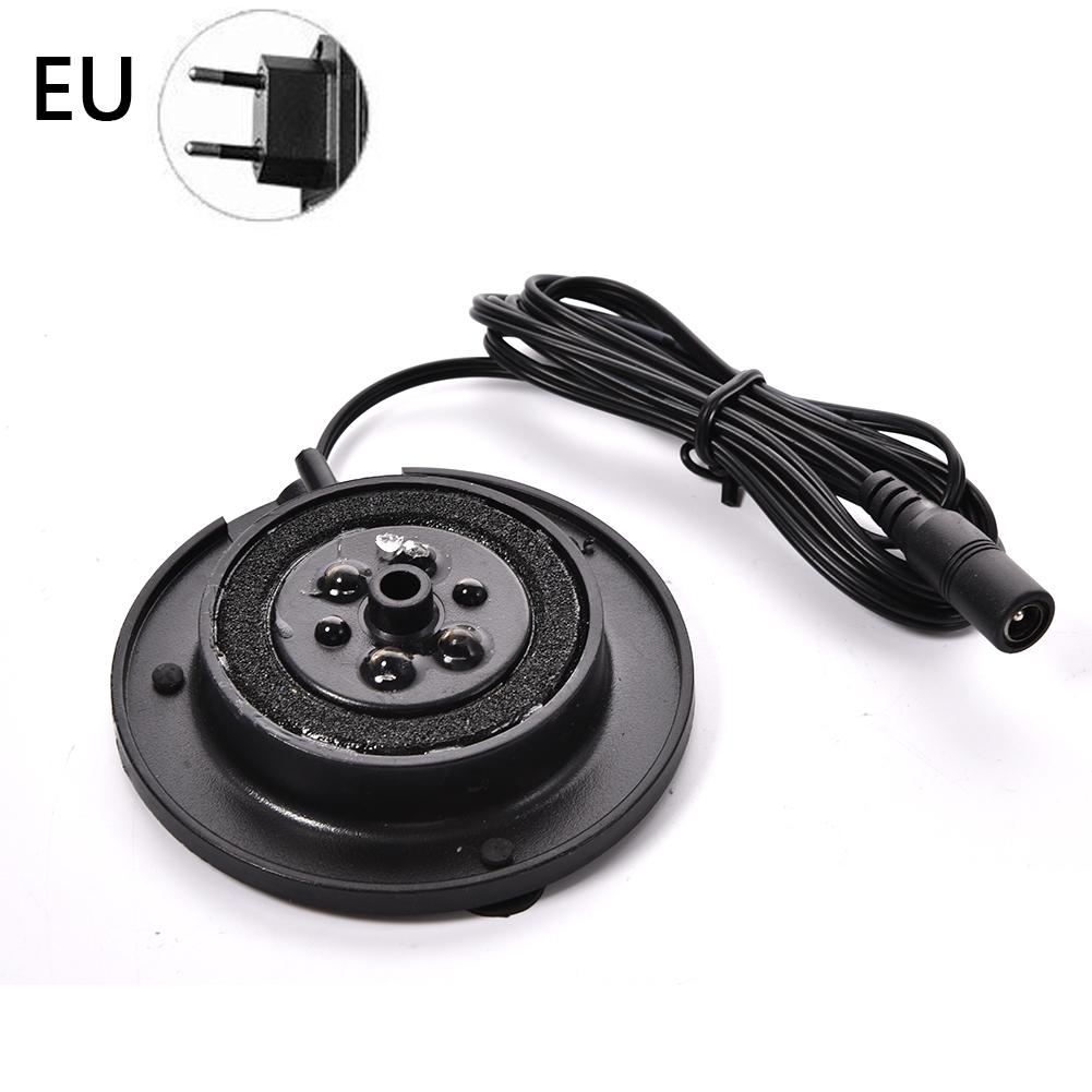 Aquarium Volcano Ornament Kit With Air Stone Bubbler Fish Tank Decorations For Oxygen Pump Air Drive Fish Tank Toy: lamp / US Plug