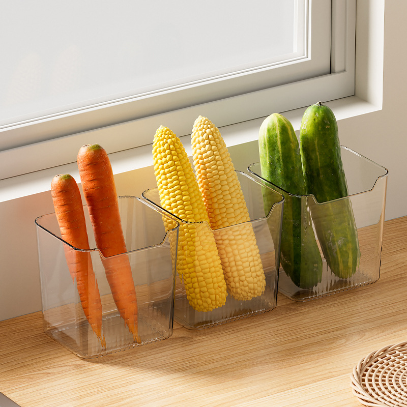 1 STKS Koelkast Zijdeur Opbergdoos Voedsel Groente Fruit Eieren Verse Organizer Huishoudelijke Keuken Koelkast Containers Dozen