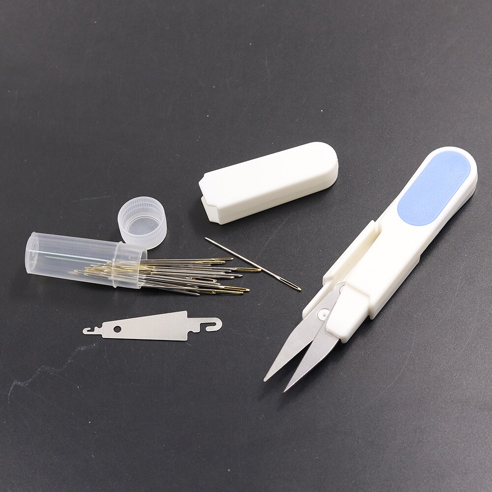 20 sztuk wody zmazywalny długopis atrament znikający znacznik robić tkanin wkłady z zdobienie robić szycia igły i obcinarki robić nitek DIY przyrządy robić szycia