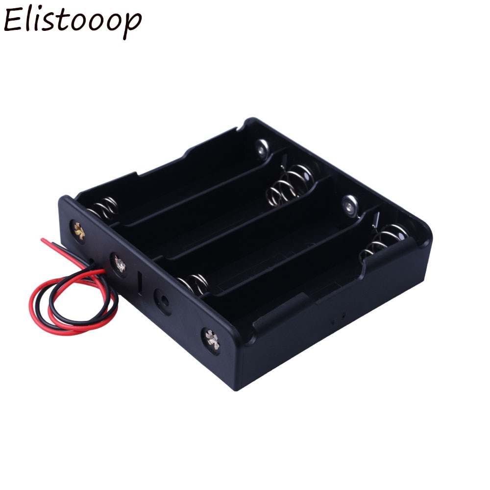 Kunststoff 18650 Batterie fallen Halfter Lager Kasten mit Draht Führt für 18650 Batterien 3,7 V Energie Batterie Lagerung fallen
