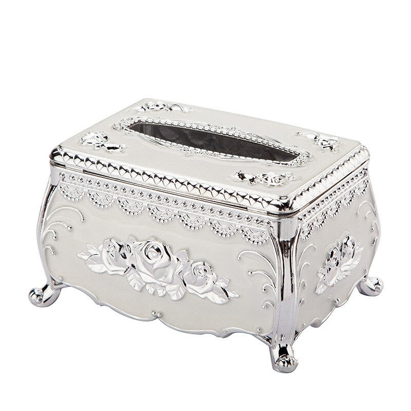 Europese Stijl Acryl Tissue Box Luxe Ktv Hotel Tissue Doos Tissue Rek Bureau Accessoires Home Office Bar Desktop Tissue: E