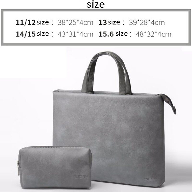 Business Mannen Vrouwen Aktetas Tas voor Laptop Tas Casual Man Bag Schoudertassen Business Document 15 Inches