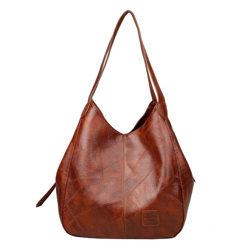 SMOOZA Vintage Womens Hand Bags Designers Luxury Handbags Women Shoulder Bags Female Top-handle Bags Brand Handbags: Auburn