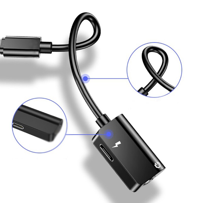 2 in 1 Lightning Male to 3.5mm Earphone Jack Female Adaptor for iPhone X XR XS 11 12 13 Pro Max 8 7 Plus Connector Audio Adapter