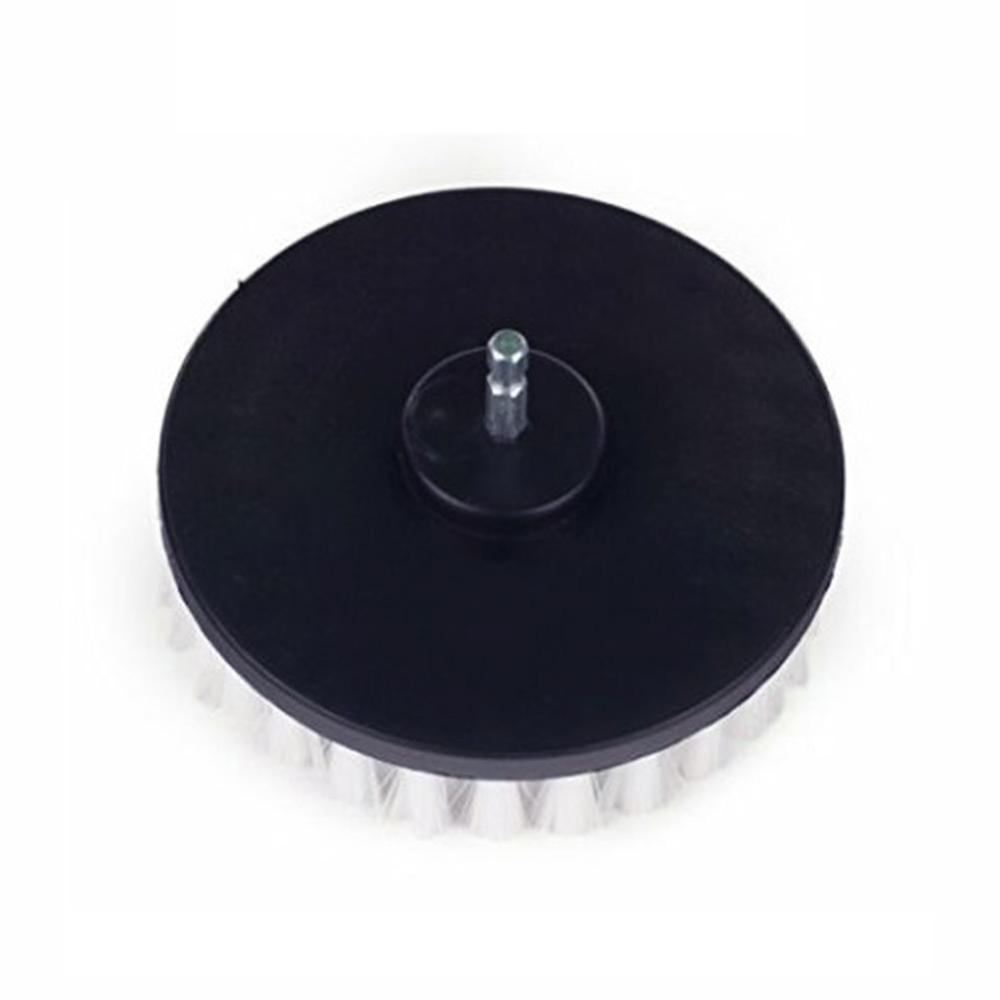 Cepillo de taladro suave de 5 &quot;, accesorio de limpieza blanco K6S0, para muebles, carpa de madera y para limpieza de tapicería, sofá, cuero, E9P2, 1 ud.