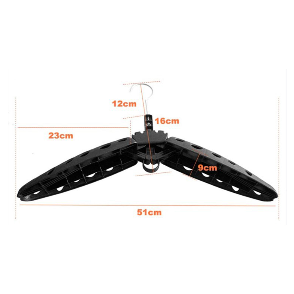 Percha plegable multiusos para traje de buceo, soporte grueso para equipo de Surf: YELLOW