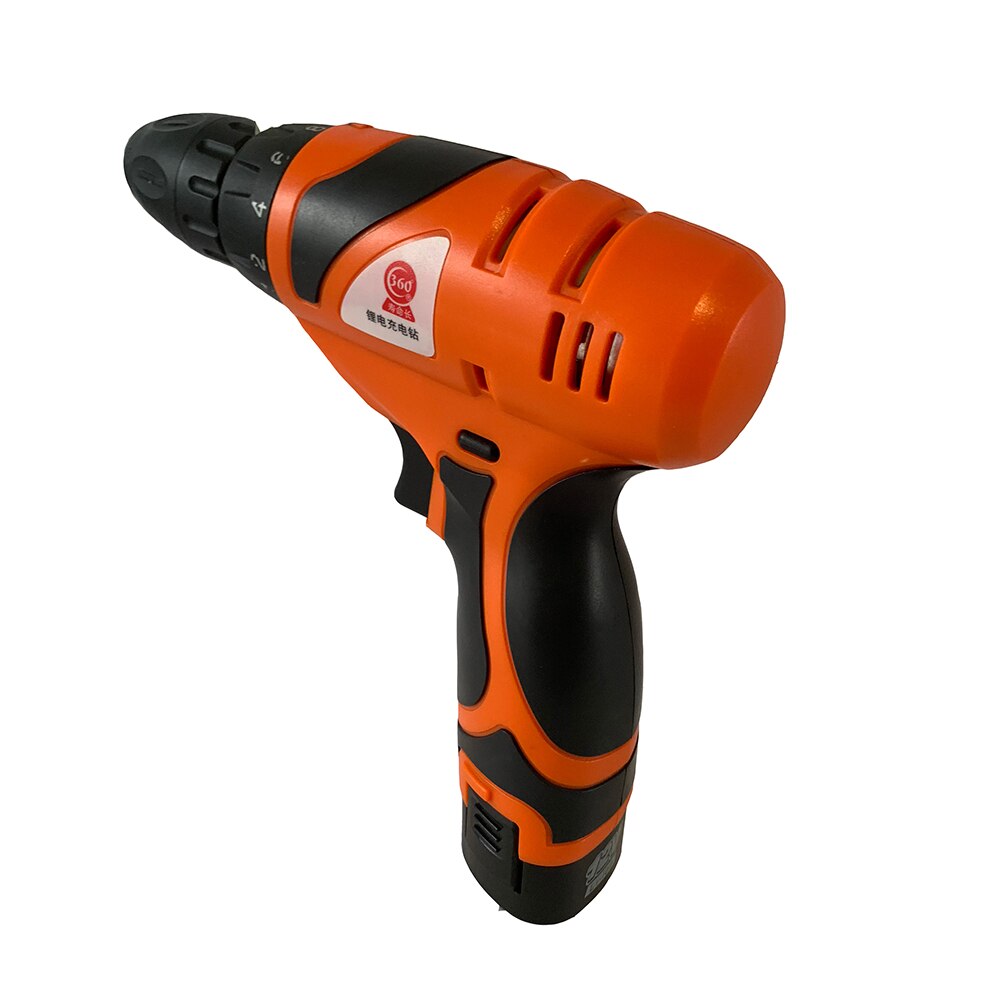 12V Cordless Lithium Electric Drill Household Multi-function Charging Screwdriver Drill Built-in lithium battery