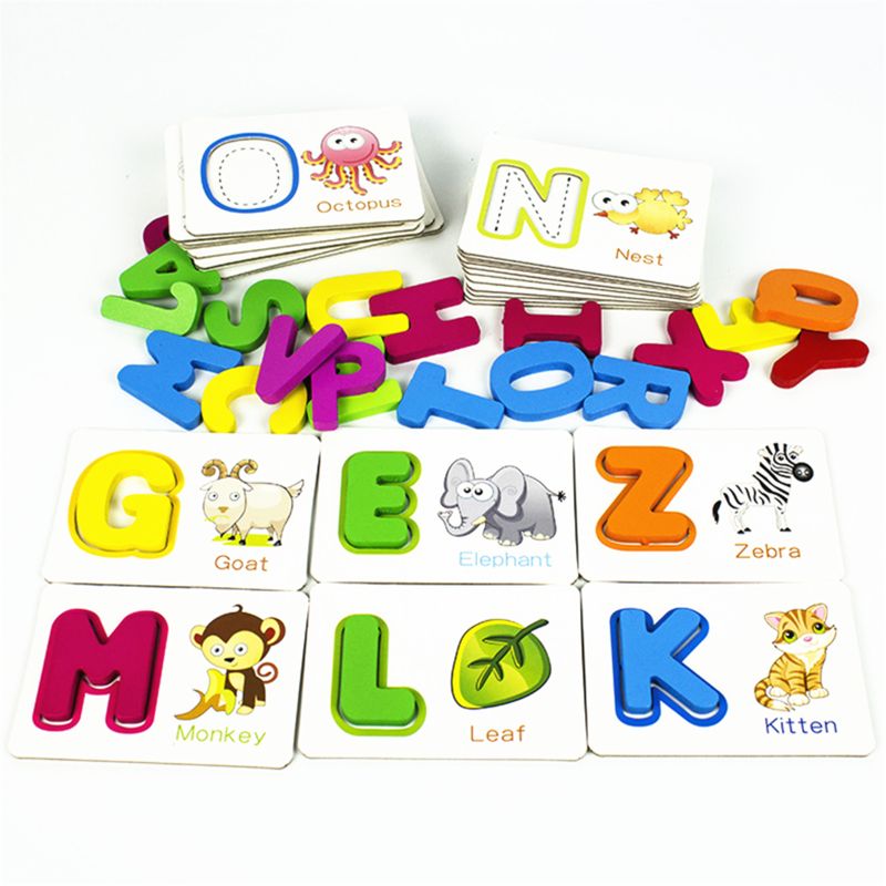 Baby Peuter Abc Letters Leren Kaarten Droog Veeg Schrijven Flash Kaarten Educatief Speelgoed Voor Kinderen Voorschoolse Kleuterschool