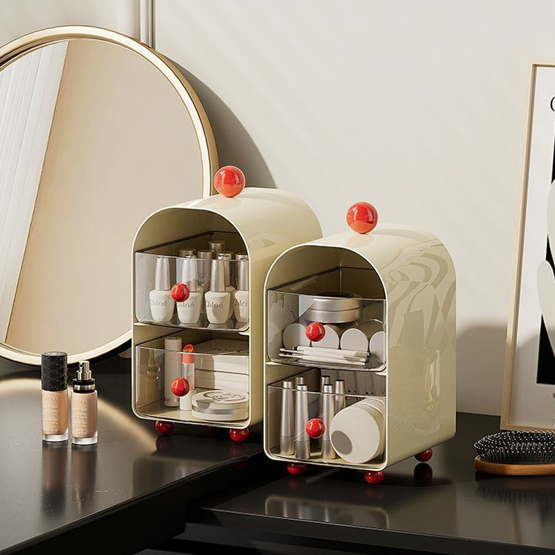 Home Drawer Style Cosmetics Storage Box, Skincare Cosmetics Storage Box, Living Room Coffee And Tea Storage Box, Multifunctional