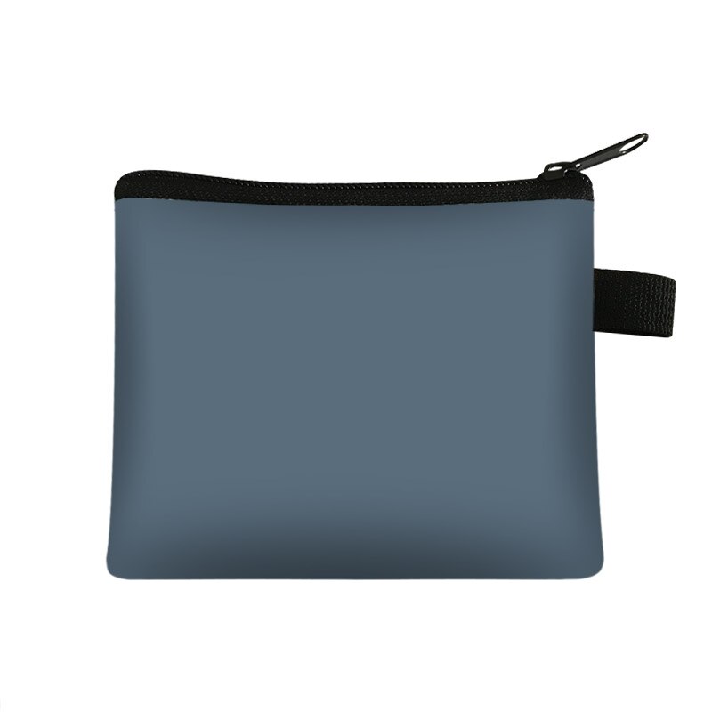 Geavanceerde Minimalistische Stijl Vrouwen Mannen Mini Pouch Rits Effen Kleur Portemonnee Sleutelhanger Kids Portemonnee: lqblanse02