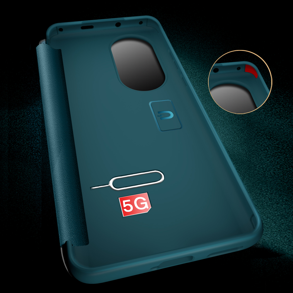 Smart Wake Up Sleep Flip Cover Side View Leather Case For Huawei P30 P40 Pro+ Plus P50 60 Pro Automatic Magntic Suction