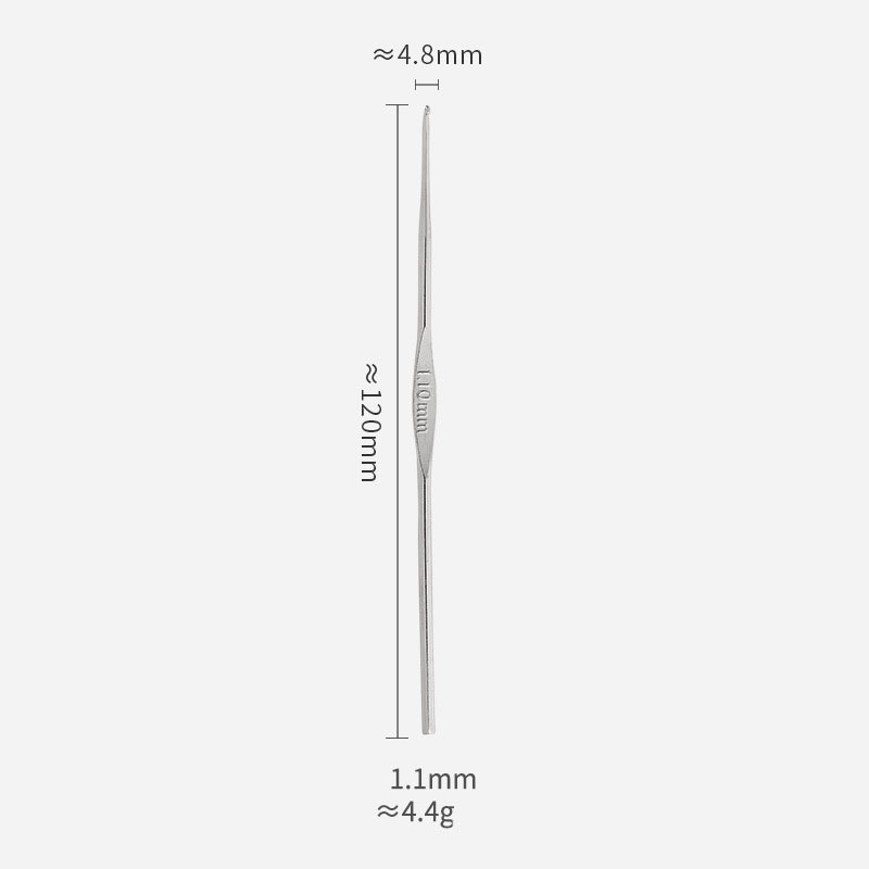 Crochets à tête unique en métal, taille 0.5mm-1.9mm, tissage de fil, artisanat, dentelle, laine, outil de besoin de CROCHET pour tricoter et accessoires: Or