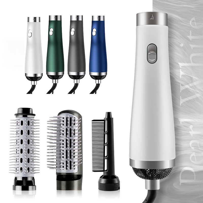 Elektrische Roterende Borstel 3 In 1 Ionische Föhn Borstel Air Brush 3 Modi Stijltang Kam Curler haardroger Borstel