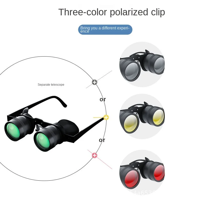 Latest night vision binoculars, lenses for fishing, telescope lenses for women and men, zoom magnifying glass for hunting, hiking, outdoor tool