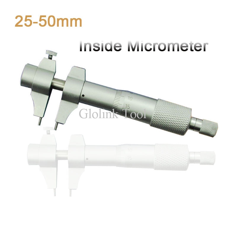25-50 Mm Inside Micrometer Schuifmaat Binnen Micrometer Voor Binnen Meting Gage Meet De Binnenste Gat