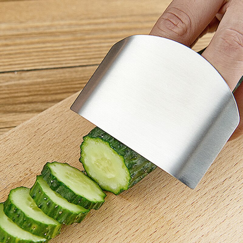 Veiligheid Cut Chop Shield Keuken Koken Gereedschap Vinger Rvs Groente Snijden Hand Guard Hand Protector Guard Keuken