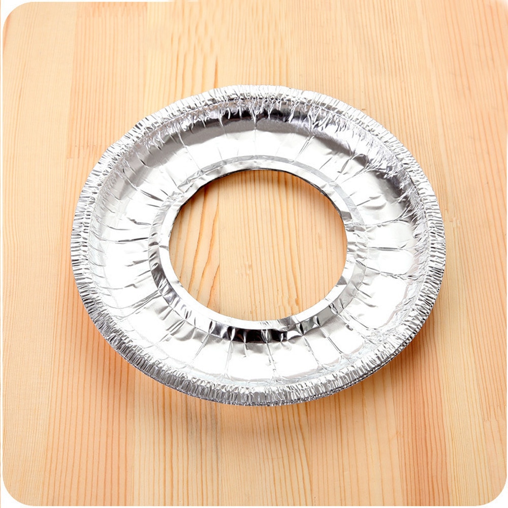 20pcs Kitchen Gas stove aluminum foil paper high temperature resistant gas stove gas stove foil oil-proof cleaning pad 20 pieces: B