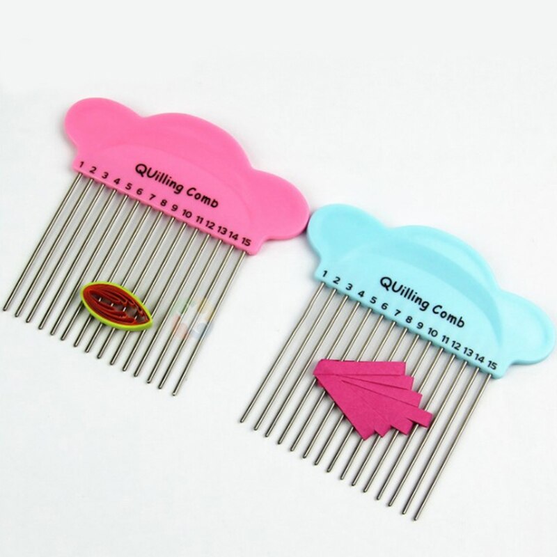 Cute Paper Quilling Comb Tool Paper Craft Tool Plastic Creat Loops Accessory Supply Handmade DIY Craft