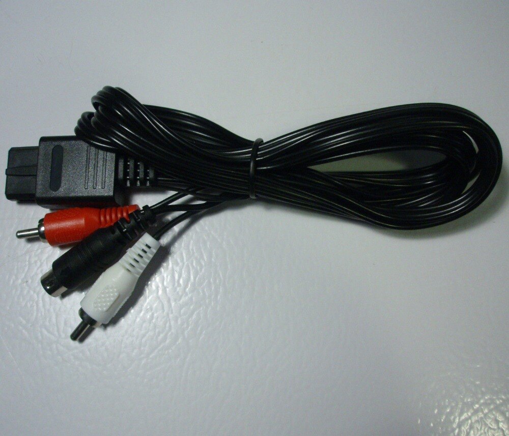 BUKIM De beste S-video kabel voor Nintendo SNES, N64, Game Cube. S-video SVHS 1.8 m/6ft