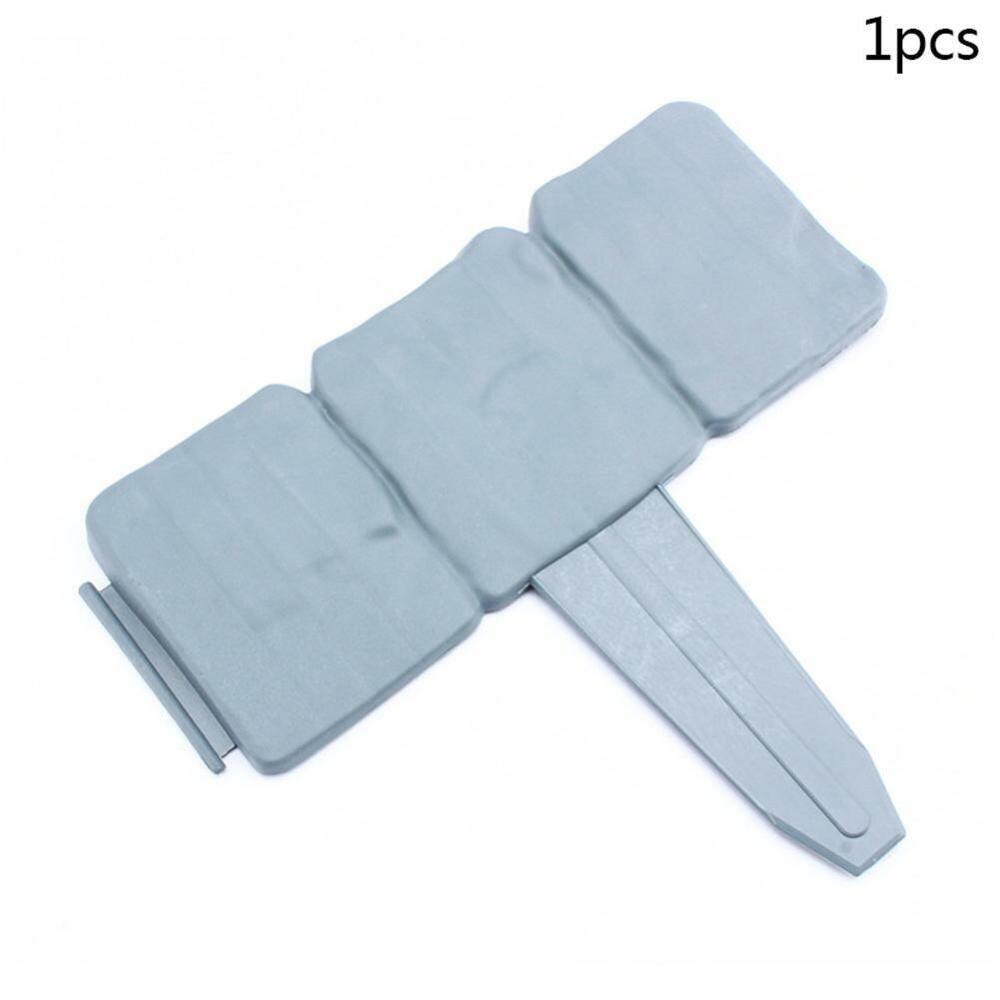 10x25cm Grey Garden Fence Edging Cobbled Stone Effect Plastic Lawn Edging Plant Border Decorations Flower Bed Border: 1pcs
