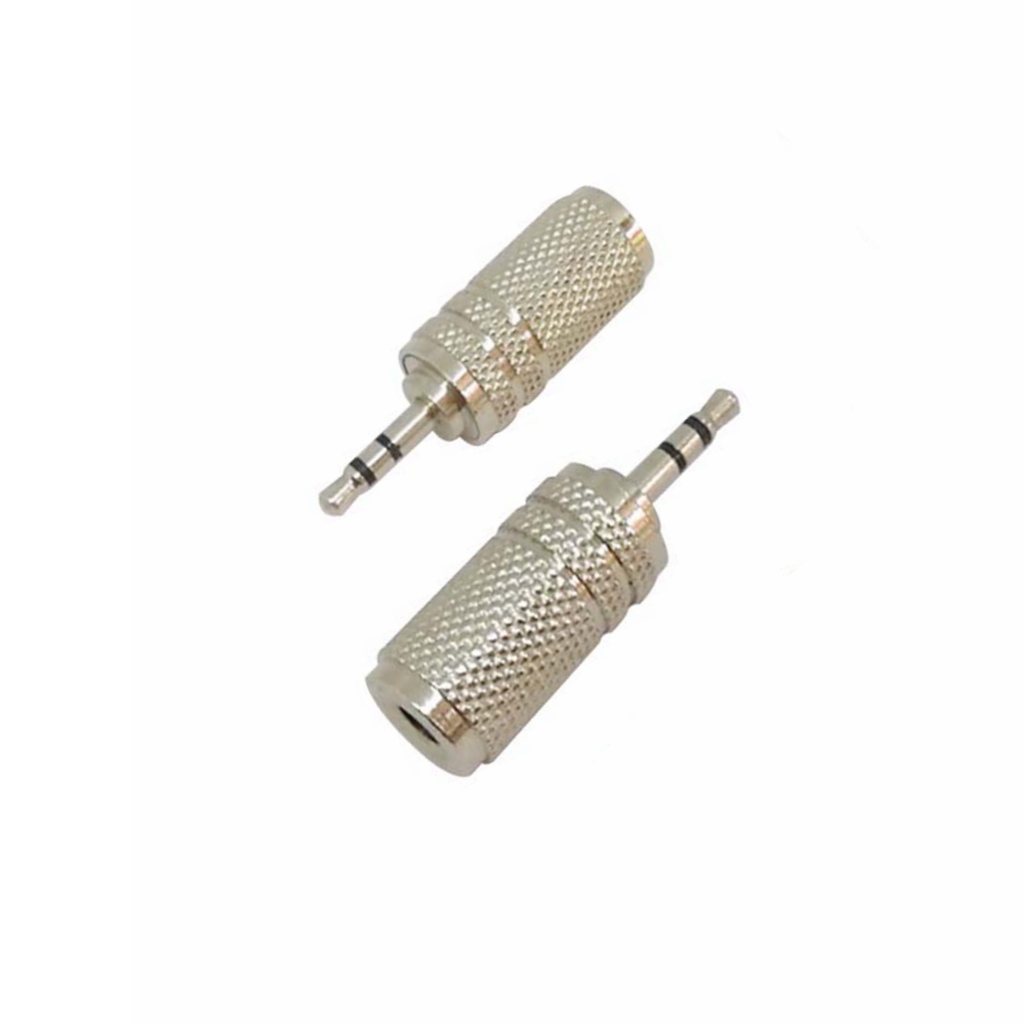 Aux-kabelkonverterare 3.5mm to 2.5mm / 2.5 mm to 3.5 mm- jacksadapter omvandlare stereoljud hörlursförstärkare mikrofonuttag