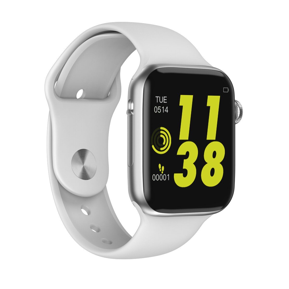 LEMFO Smartwatch Für Apple Android Telefon PPG EKG Bluetootch Anruf Musik Control Volle Touchscreen Smartwatch Männer Frauen: WHITE