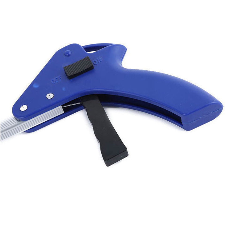 Pinzas para recoger basura largas plegables, herramienta de recogida con mango curvo, herramienta de recogida portátil de fábrica