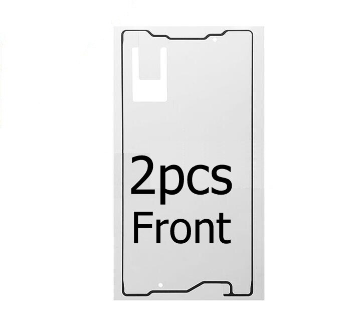 Originele Display Plakband Voor Sony Xperia Z5 E6653 E6683 E6633 E6603 Achter Glas Behuizing Waterdichte Lijm Voor Sony Z5 3M Lijm: 2PCS Front glue
