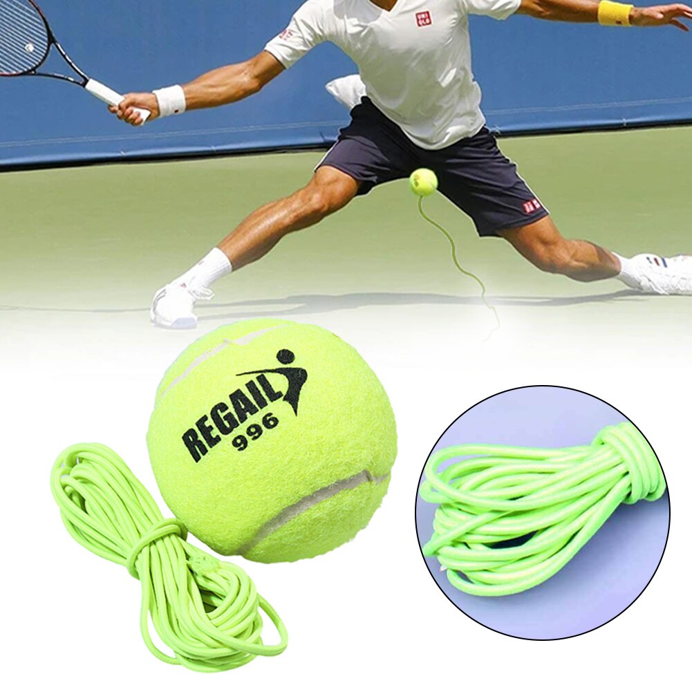 Strand slitesterk sparring enhet fortykket gul tennis treningsball trene utendørs sport med elastisk tau