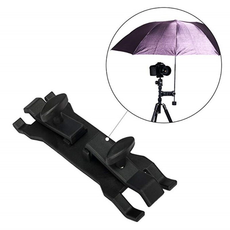 Clip Umbrella Holder Clamp Light Stand Tripod Camera Bracket Tripod Holder