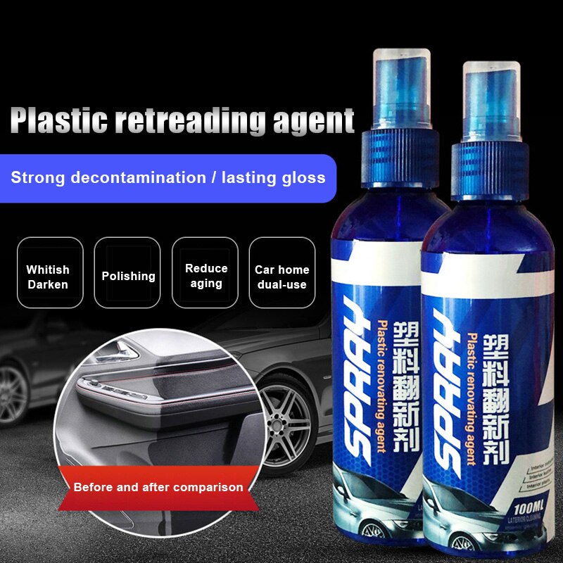 Plastic Restorer Car Exterior Interior Coating Agent Plastic Rubber Restore Agent FOU99