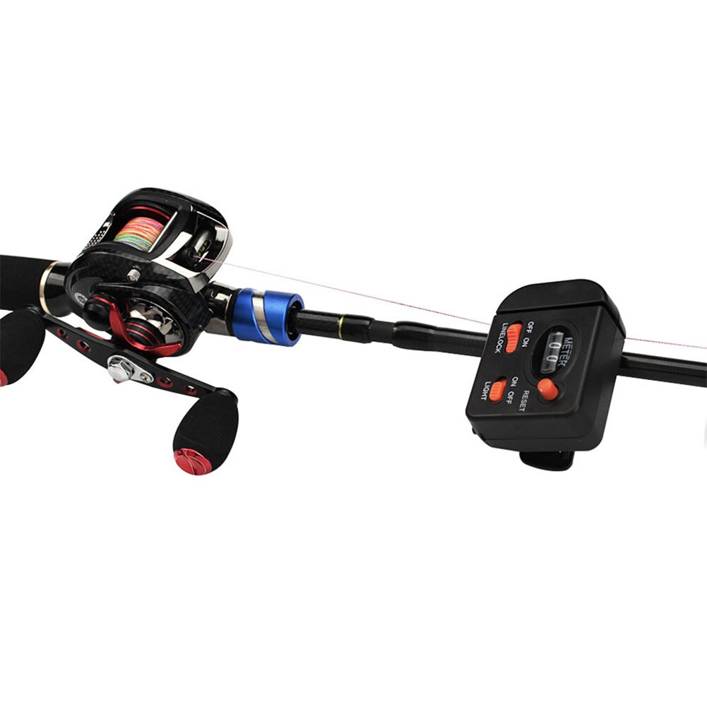 Fishing Line Length Counter Fishing Line Counter Full-featured Equipped With Light Fishing Tackle Tool
