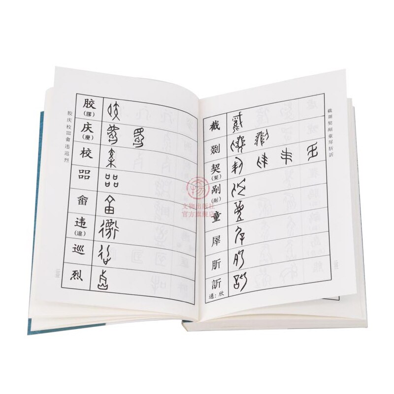 Jia Gu Wen Zi Tie Woordenboek, Schrift Voor Kalligrafie, Oude Chinese Woorden Boek-Ab