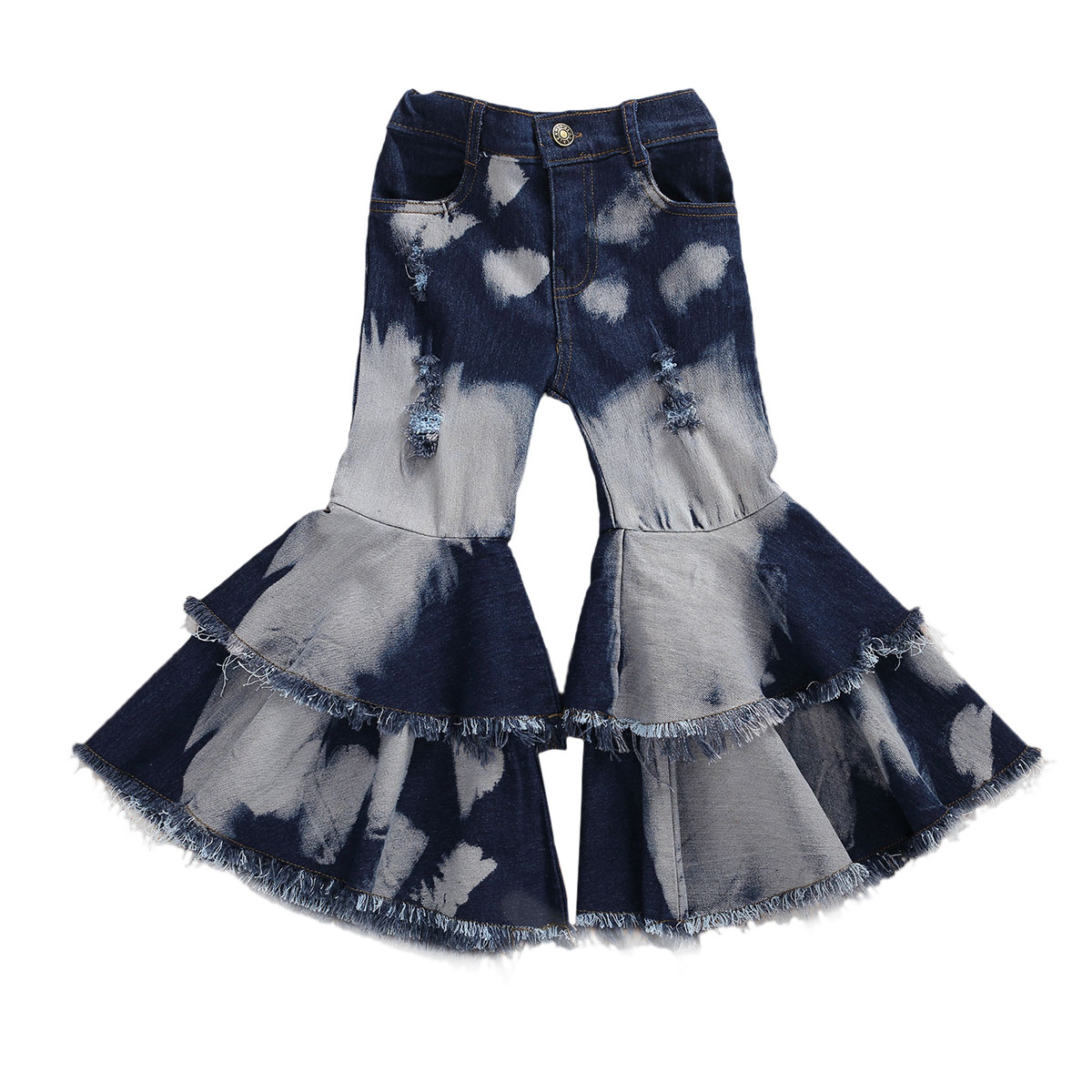 Toddler Baby Girl Spring Summer CasualBell-Bottoms... – Grandado