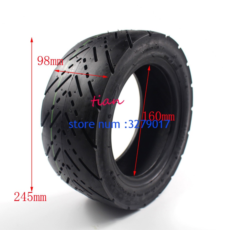 Inflable neumático sin cámara para patinete eléctrico, llanta sin tubo de 11 pulgadas para Scooter Eléctrico speeddual Plus Zero 11x Dualtron Thunder