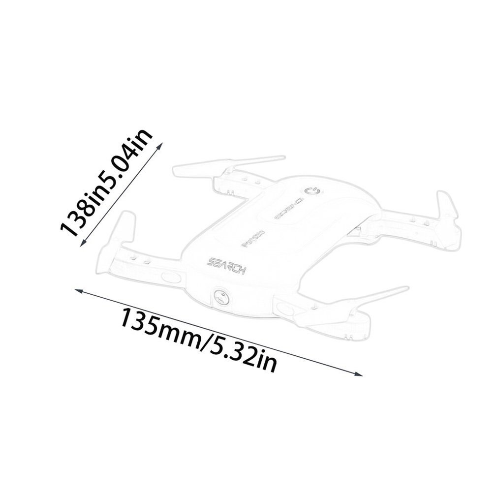 Aircraft Model Four-Axis Aircraft Folding Drone Hd Wifi Picture Transmission Mobile Remote Control Toy Airplane Model