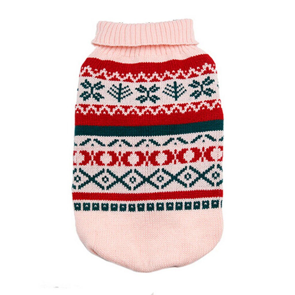 Vêtements pour animaux de compagnie hiver chien pull mignon chien vêtements pull chiot chemise doux manteaux pour animaux de compagnie noël wapiti vêtements pour petit chien moyen: Pink / M
