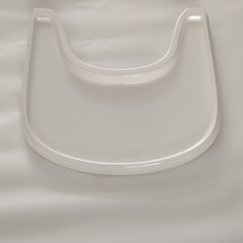 Trona portátil de seguridad, accesorios de respaldo de plástico, silla de bebé, accesorios para sillas de comedor, silla sólida multifunción para bebé: TRANSPARENT