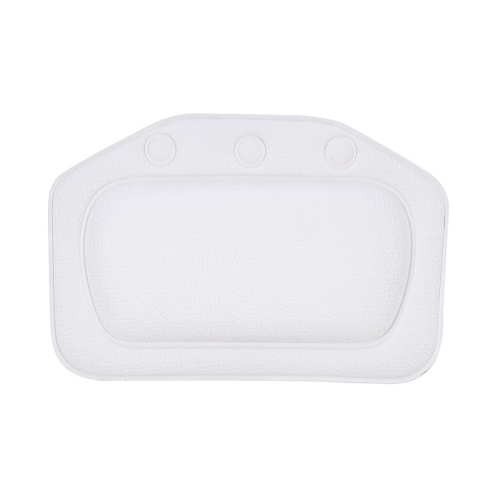 Miękka poduszka robić wanny zagłówek wodoodporna poduszka robić kąpieli z pcv przyssawki zagłówek na głowę: 1