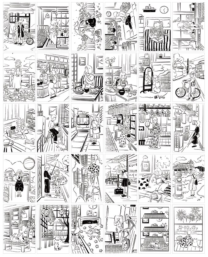 White time paper postcard(1pack=30pieces)