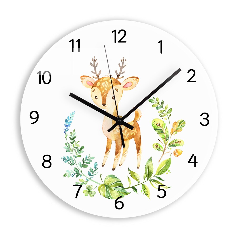 Relaxdays - Kinder - Acryl - Stille klok - Ronde - Wandklokken kopen Relaxdays - Kinder - Acryl - Stille klok - Ronde - Wandklokken kopen