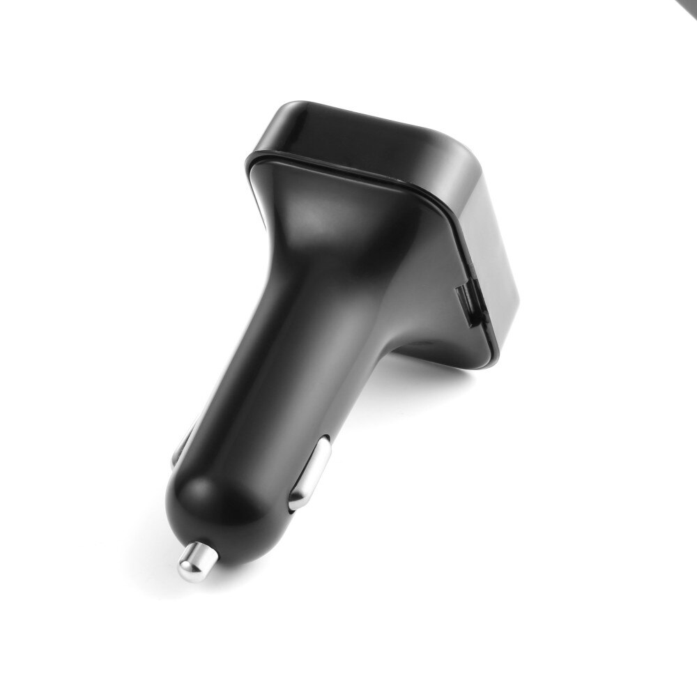 Handsfree transmisor fm bluetooth bilsett fm radiosender bil  mp3 spiller usb lader hurtiglading mobiltelefon modulator