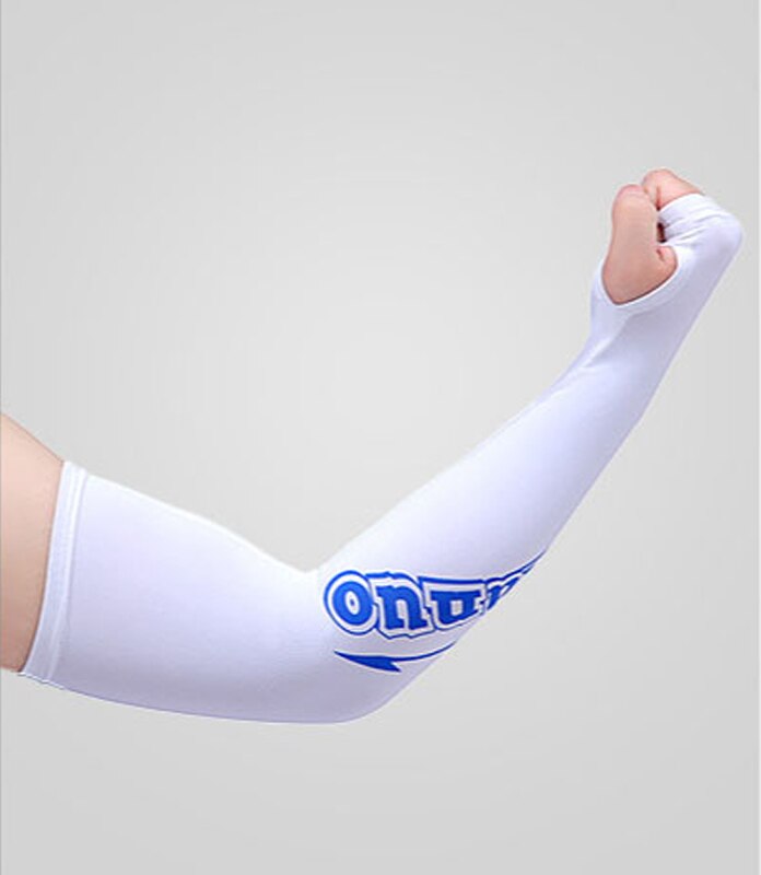 Manga de protección solar de seda de hielo para ciclismo y pesca al aire libre, manga transpirable anti ultravioleta para brazo, estilo largo para hombres y mujeres: 1