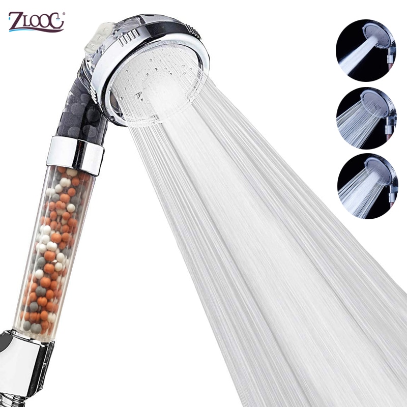 Zloog 3 modes Bathroom Shower Head High Pressure S... – Vicedeal