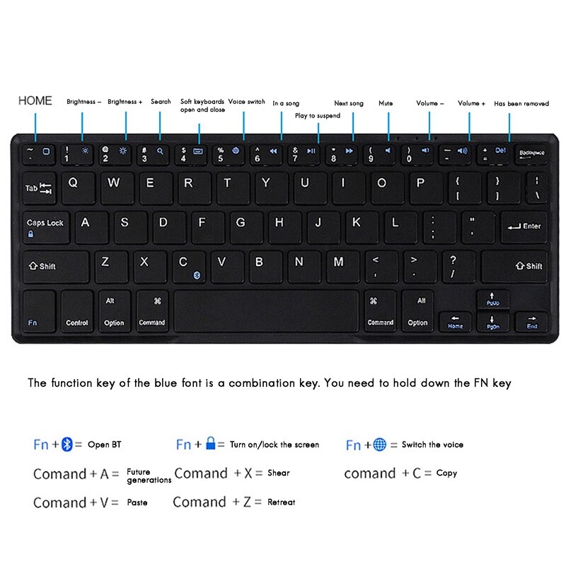 Draadloze Toetsenbord Voor Teclast M40 P20HD M30 T30 10.1Inch Tablet Bluetooth Keyboard Tablet Stand Voor Kantoor