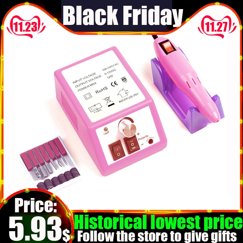 20000 rpm elektrisk neglebormaskin manikyr negleborsett pedikyrslipeutstyr freserfil venstrehåndsverktøy