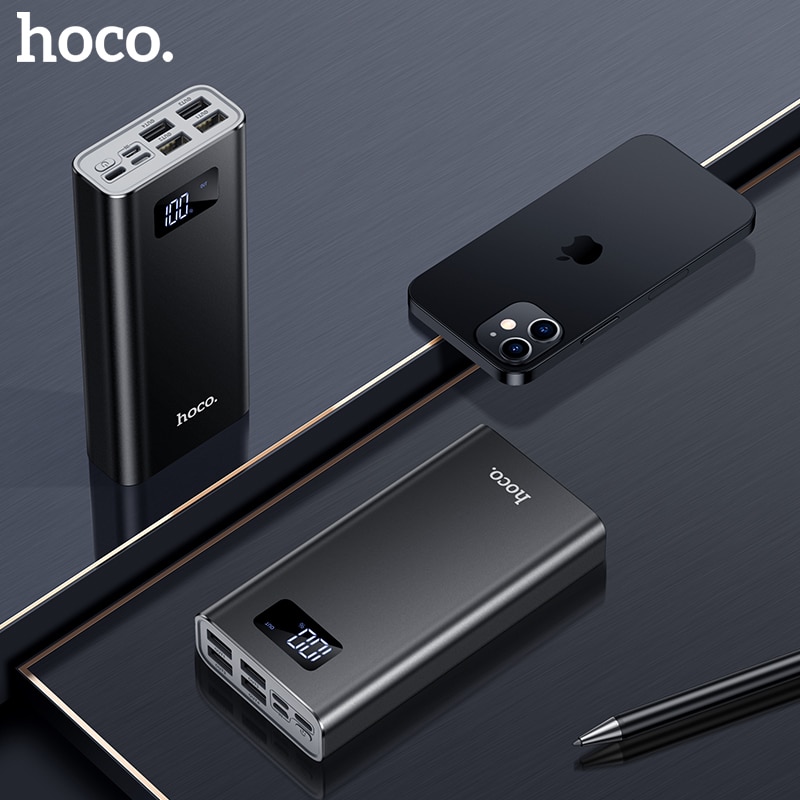 Hoco Power Bank 20000Mah Universele Powerbank Draagbare Externe Batterij Oplader Voor Iphone 11 Xiaomi 4 Usb Power Bank 10000mah